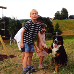 Steckenbühlhof - Kinder und Hund